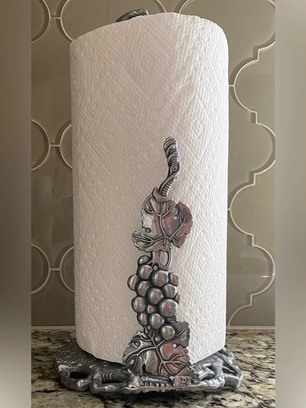 Arthur Court Grape Paper Towel Holder